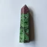 Ruby Zoisite Obelisk - 9.7cm - thecrystalrainbow.co.nz