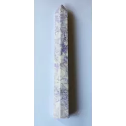 Purple Dyed Howlite Obelisk - 27.8cm - thecrystalrainbow.co.nz