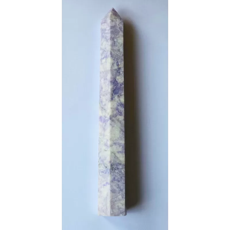 Purple Dyed Howlite Obelisk - 27.8cm - thecrystalrainbow.co.nz Purple Dyed Howlite Obelisk - 27.8cm - thecrystalrainbow.co.nz