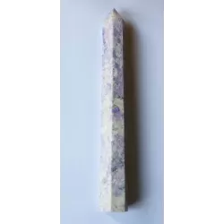 Purple Dyed Howlite Obelisk - 27.8cm - thecrystalrainbow.co.nz