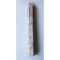 Purple Dyed Howlite Obelisk - 27.8cm - thecrystalrainbow.co.nz