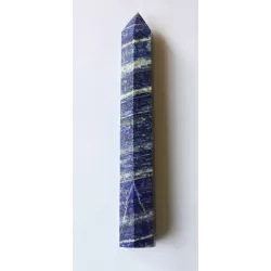 Tall Blue Lapis Obelisk - 29.1cm - thecrystalrainbow.co.nz