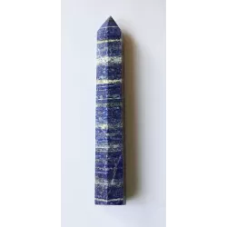 Tall Blue Lapis Obelisk - 29.1cm - thecrystalrainbow.co.nz