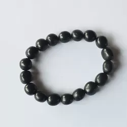 Shungite Bracelet - 10mm - thecrystalrainbow.co.nz