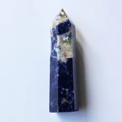 Sodalite Obelisk - 9cm - "Planet Of The New Earth" - thecrystalrainbow.co.nz