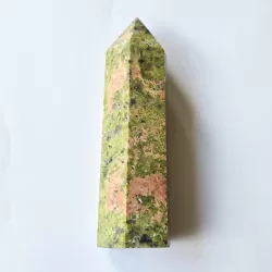 Unkite Obelisk - 8.9cm - "Ground & Open in the New Earth Realm" - thecrystalrainbow.co.nz