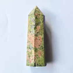 Unkite Obelisk - 8.9cm - "Ground & Open in the New Earth Realm" - thecrystalrainbow.co.nz