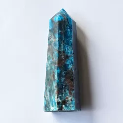 Blue Apatite Obelisk - 8.4cm - thecrystalrainbow.co.nz