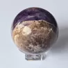Purple And Brown Amethyst Sphere - 50mm - thecrystalrainbow.co.nz