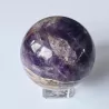 Purple And Brown Amethyst Sphere - 50mm - thecrystalrainbow.co.nz