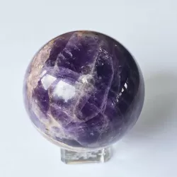 Purple And Brown Amethyst Sphere - 50mm - thecrystalrainbow.co.nz