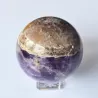 Purple And Brown Amethyst Sphere - 50mm - thecrystalrainbow.co.nz