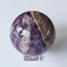Purple And Brown Amethyst Sphere - 50mm - thecrystalrainbow.co.nz