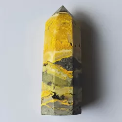 Bumble Bee Jasper Obelisk - 9cm - thecrystalrainbow.co.nz