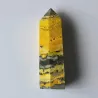 Bumble Bee Jasper Obelisk - 9cm - thecrystalrainbow.co.nz