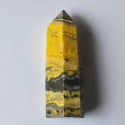 Bumble Bee Jasper Obelisk - 9cm - thecrystalrainbow.co.nz