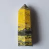 Bumble Bee Jasper Obelisk - 9cm - thecrystalrainbow.co.nz