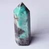 Amazonite with Smoky Quartz Obelisk - 9.1cm