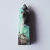 Amazonite with Smoky Quartz Obelisk - 9.1cm