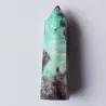 Amazonite with Smoky Quartz Obelisk - 9.1cm