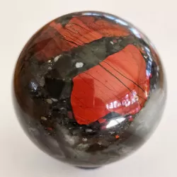 Bloodstone Mix Sphere - 56 mm