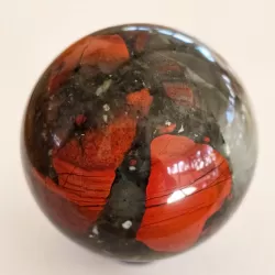 Bloodstone Mix Sphere - 56 mm
