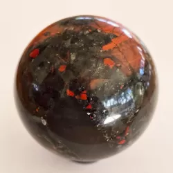 Bloodstone Mix Sphere - 56 mm