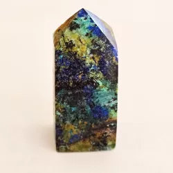 Azurite Mix Obelisk - 66 mm