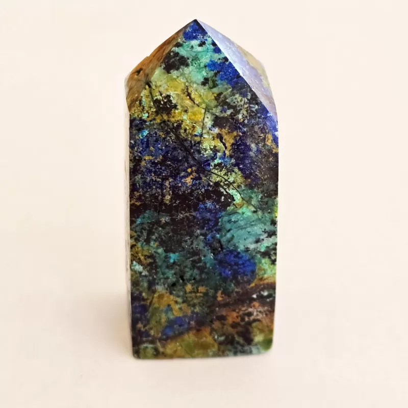 Azurite Mix Obelisk - 66 mm Azurite Mix Obelisk - 66 mm