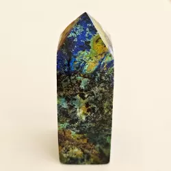 Azurite Mix Obelisk - 66 mm