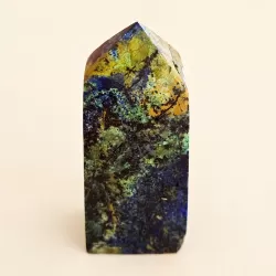 Azurite Mix Obelisk - 66 mm