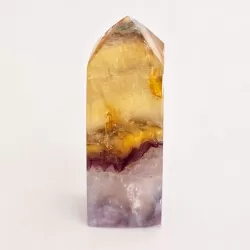Golden Fluorite Mix Obelisk - 8.4 cm