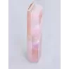Rainbow Aura Rose Quartz Obelisk - 19 cm