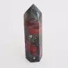 Bloodstone Mix Obelisk - 8.6 cm
