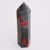 Bloodstone Mix Obelisk - 8.6 cm