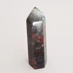 Bloodstone Mix Obelisk  - 8.3 cm