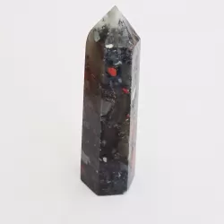 Bloodstone Mix Obelisk  - 8.3 cm