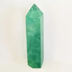 Watermelon Green Fluorite Obelisk - 8.6 cm
