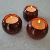 Wooden Tea Candle Holder Set